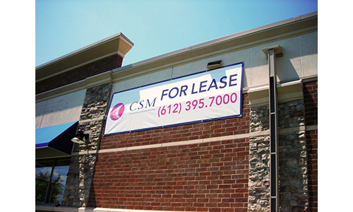 For Lease Space Available Banner