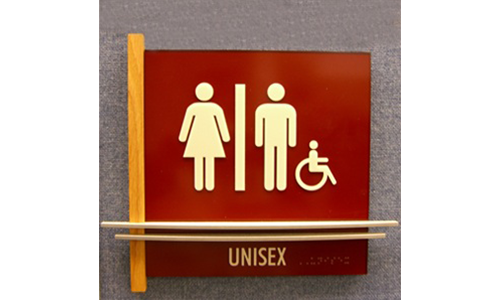 Restroom Sign for offices